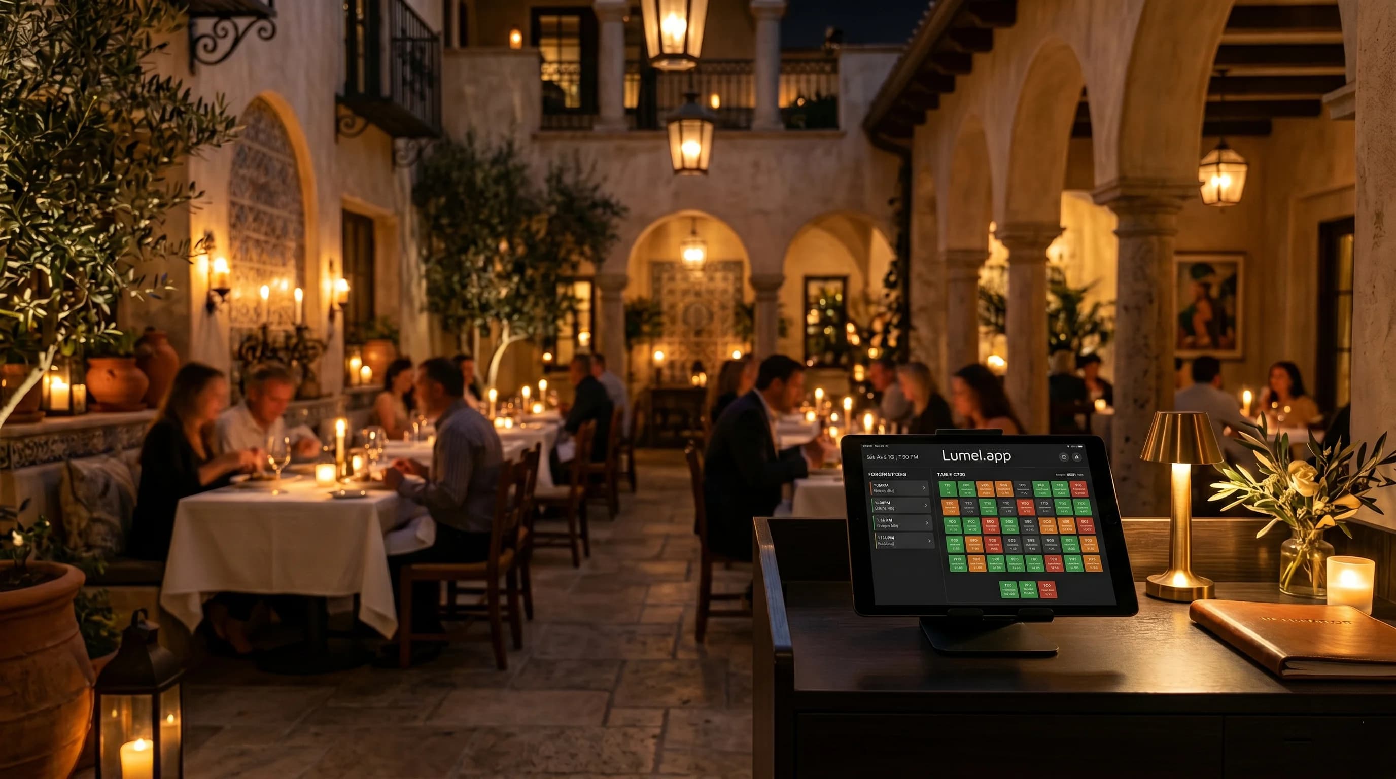 Restaurante gestionado con Lumel